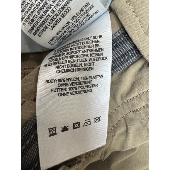 Mountain Hardware Capri Pant Brown Hiking Cropped Women Quick Dry Size 8 - Picture 7 of 15